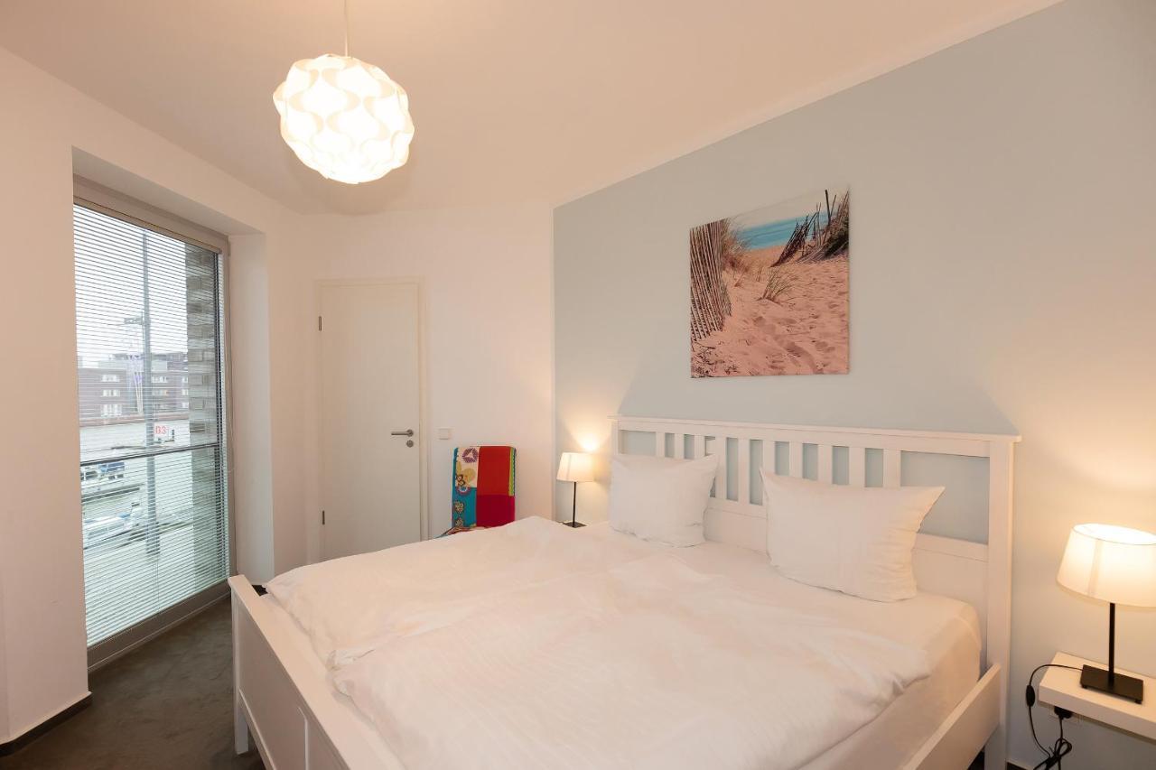 Moderne Ferienwohnungen Zwischen Weserdeich Und Yachthafen 不来梅港 外观 照片